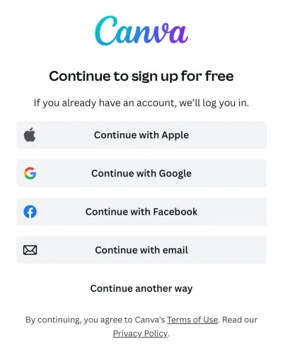Canva Login